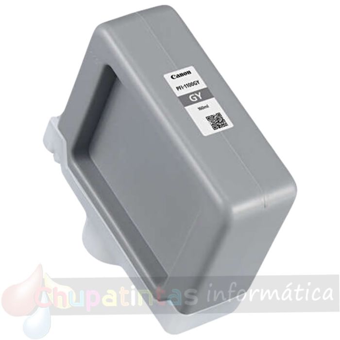 Canon PFI1100 Gris Cartucho de Tinta Original - 0856C001-2