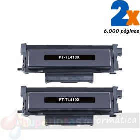 Pantum TL410X Negro Pack de 2 Cartuchos de Toner Genericos