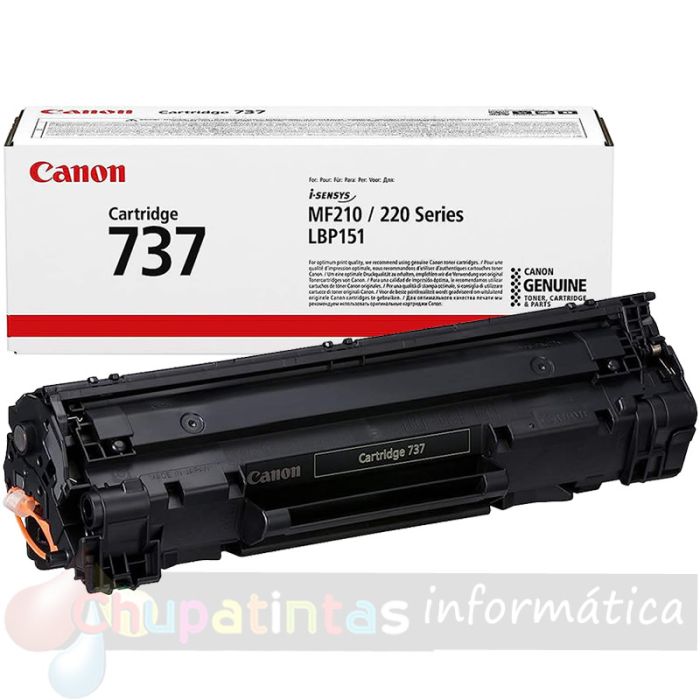 Canon 737 Negro Cartucho de Tóner Original - 9435B002-1
