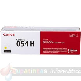 Canon 054H Amarillo Cartucho de Tóner Original - 3025C002