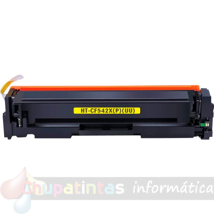 HP CF402X/CF402A/CF542X/CF542A Amarillo Cartucho de Tóner Genérico - Reemplaza 201X/201A/203X/203A-1