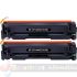 HP CF400X/CF400A/CF540X/CF540A Negro Pack de 2 Cartuchos de Tóner Genéricos - Reemplaza 201X/201A/203X/203A