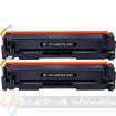 HP CF400X/CF400A/CF540X/CF540A Negro Pack de 2 Cartuchos de Toner Genericos - Reemplaza 201X/201A/203X/203A