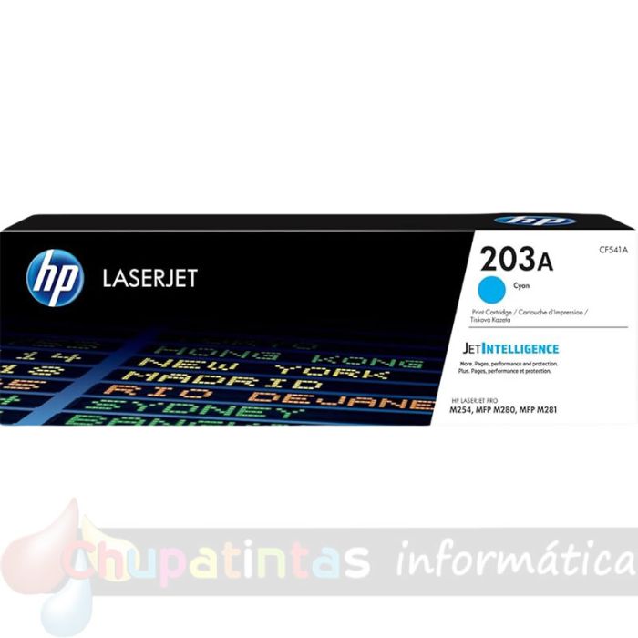 HP CF541A Cian Cartucho de Tóner Original - 203A