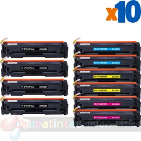 Canon 045H/054H Pack de 10 Cartuchos de Tóner Genéricos