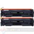 Canon 045H/054H Negro Pack de 2 Cartuchos de Tóner Genéricos - Reemplaza 1246C002/1242C002/3028C002/3024C002