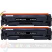 Canon 045H/054H Negro Pack de 2 Cartuchos de Toner Genericos - Reemplaza 1246C002/1242C002/3028C002/3024C002