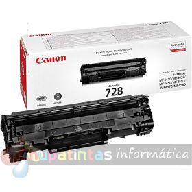 Canon 728 Negro Cartucho de Tóner Original - 3500B002