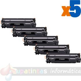 Canon 728/725/712/713/726 Negro Pack de 5 Cartuchos de Tóner Genéricos