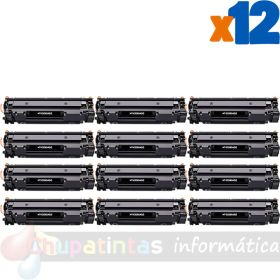 Canon 728/725/712/713/726 Negro Pack de 12 Cartuchos de Tóner Genéricos