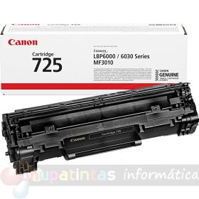 Canon 725 Negro Cartucho de Tóner Original - 3484B002