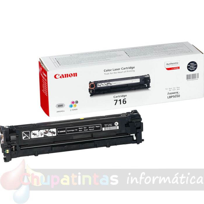 Canon 716 Negro Cartucho de Tóner Original - 1980B002