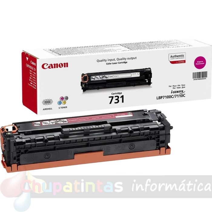 Canon 731 Magenta Cartucho de Tóner Original - 6270B002