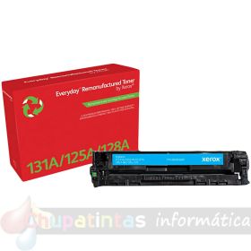 Xerox Everyday HP CB541A/CE321A/CF211A Cian Cartucho de Tóner Genérico - Reemplaza 125A/128A/131A