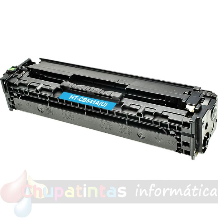 HP CB541A/CE321A/CF211A Cian Cartucho de Tóner Genérico - Reemplaza 125A/128A/131A-1