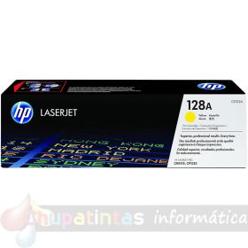 HP CE322A Amarillo Cartucho de Tóner Original - 128A