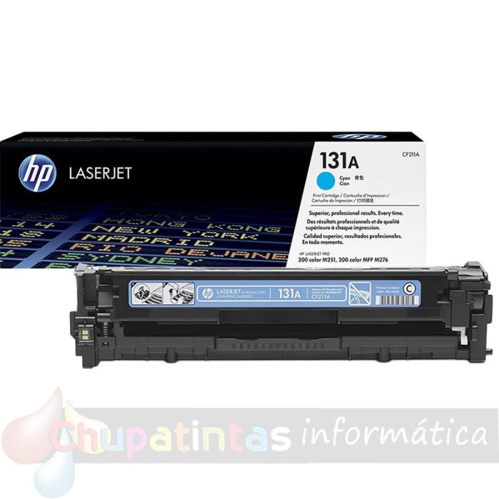 HP CF211A Cian Cartucho de Tóner Original - 131A-1