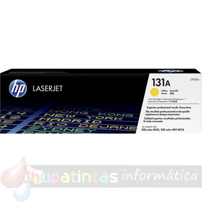 HP CF212A Amarillo Cartucho de Tóner Original - 131A-1