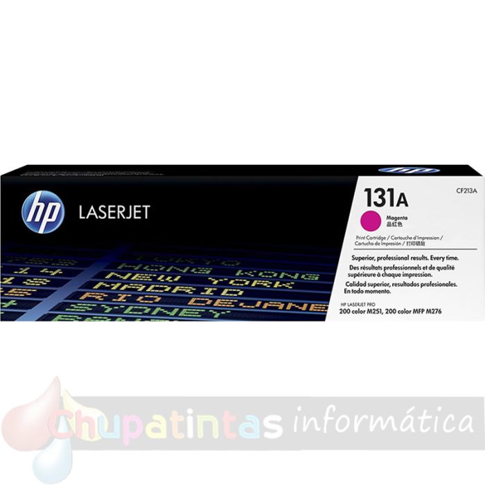 HP CF213A Magenta Cartucho de Tóner Original - 131A-1