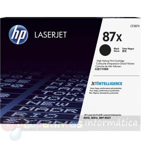 HP CF287X Negro Cartucho de Tóner Original - 87X