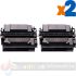 HP CF287X Negro Pack de 2 Cartuchos de Tóner Genéricos - Reemplaza 87X