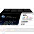 HP CF411X/CF412X/CF413X Pack de 3 Cartuchos de Tóner Originales - 410X