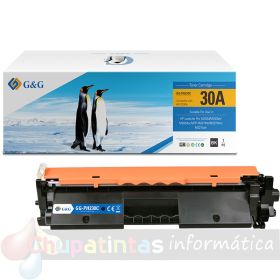 G&G HP CF230A Negro Cartucho de Tóner Genérico - Reemplaza 30A