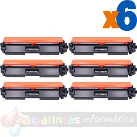 HP CF230X Negro Pack de 6 Cartuchos de Tóner Genéricos - Reemplaza 30X