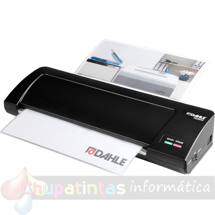 Dahle 70303 Plastificadora A3 - Calidad Fotográfica - Calentamiento en 40seg - Velocidad de 500mm/min-1
