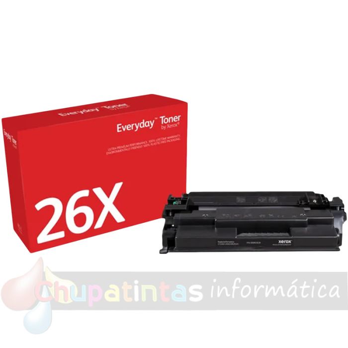Xerox Everyday HP CF226X Negro Cartucho de Tóner Genérico - Reemplaza 26X