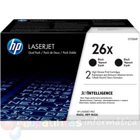 HP CF226X Negro Pack de 2 Cartuchos de Tóner Originales - 26X