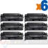 Canon 052 Negro Pack de 6 Cartuchos de Tóner Genéricos - Reemplaza 2199C002