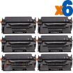 Canon 052H Negro Pack de 6 Cartuchos de Toner Genericos - Reemplaza 2200C002