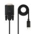 Nanocable Cable Conversor USB-C a VGA - USB-C/M-Hdb15/M - 1.8m - Color Negro