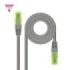 Nanocable Cable Red Latiguillo Cat.6 UTP AWG26 CCA - Longitud 0.25m - Color Gris