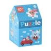Apli Puzle Casita Infantil de 24 Piezas - Tamaño 42x28mm - Piezas Resistentes y Seguras - Desarrollo de Habilidades y Capacidades - Acabado Brillante - Colorido