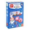 Apli Puzle Profesiones y Herramientas - 36 Piezas de 7x7 cm - Carton de 2mm con Acabado Brillante - Desarrolla Habilidades y Capacidades - Ideal para Niños de 3 Años - Colorido