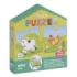 Apli My First Puzzle con Gomets - Ideal para Niños Pequeños - Fomenta la Coordinacion y la Concentracion - Incluye Pegatinas para Decorar El Puzzle