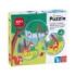 Apli Puzzle Trio de Asociacion Animales y su Habitat de 24 Piezas Redondeadas - 8 Combinaciones Distintas - Potencia Vision Espacial y Psicomotricidad Fina - Recomendado para Niños a partir de 3 Años