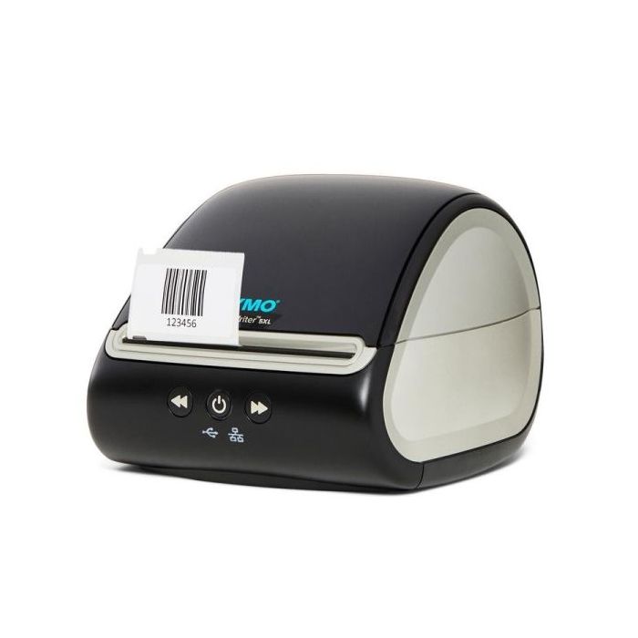 Dymo LabelWriter 5XL Impresora de Etiquetas - Resolucion 300x300dpi - Hasta 53 Etiquetas por Minuto - Reconocimiento Automatico de Etiquetas