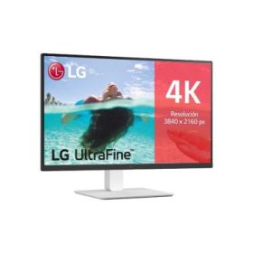 LG UltraFine Monitor LED 27" IPS UltraHD 4K HDR10 - 60Hz - Respuesta 5ms - Angulo de Vision 178º - 16:9 - HDMI, DisplayPort - VESA 100x100mm - Color Blanco