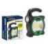 Jupiter Linterna COB+1 LED - Foco Bombilla 160lm, Foco LED 60lm - Funciona con 3 Pilas AA (No Incluidas) - Color Negro/Verde
