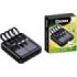 Cegasa Powerbank Solar 4 en 1 5000mAh - Salidas USB-C, Lighting, USB-A, Micro USB - Con Linterna - Color Negro