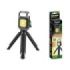Cegasa Profesional Linterna Mini con Tripode COB hasta 670lm - Luz Blanca, Amarilla, Blanca y Amarilla Combinadas, Luz Roja y Luz Flash Intermitente - Bateria Recargable USB-C - Color Negro