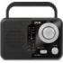 SPC Valdi Radio Portatil Analogica FM/AM 0.8W - Asa de Transporte - Entrada Jack 3.5mm - Antena Telescopica - Alimentacion AC y Pilas - Color Negro