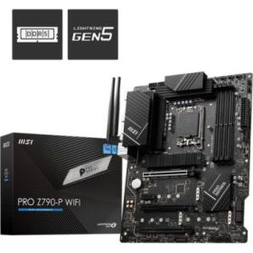 MSI Placa Base PRO Z790-P WIFI Intel 1700 4xDDR5-SDRAM - HDMI, DP, M.2, USB3.2, USB-C, ATX