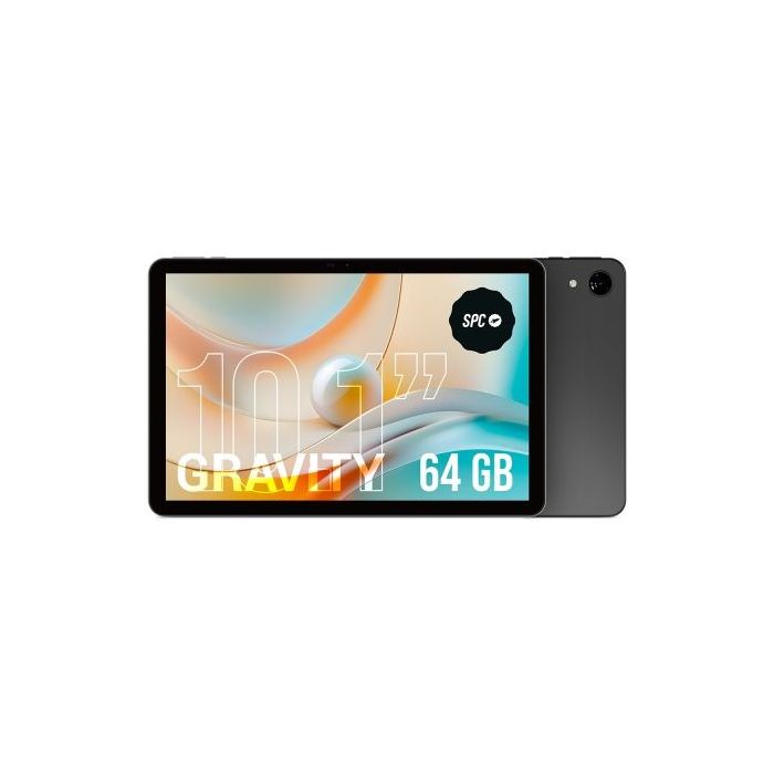 SPC Gravity 6 Tablet Pantalla IPS 10.1" - 4GB - 64GB - Camara 2Mpx - Bateria 5000mAh - Color Gris Oscuro
