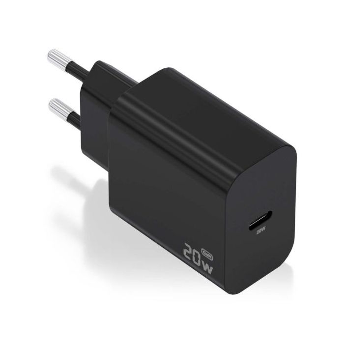 Aisens Cargador GaN 20W - USB-C PD3.0 - Color Negro