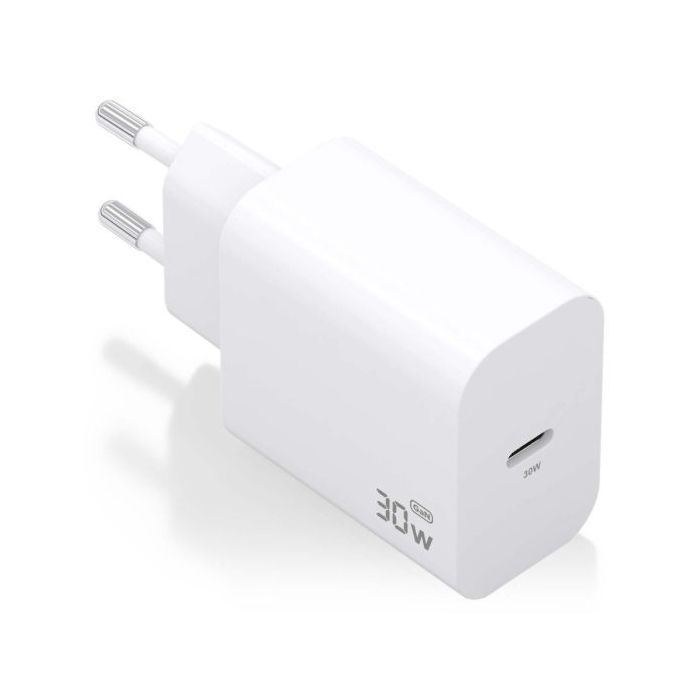 Aisens Cargador GaN 30W - USB-C PD3.0 - Color Blanco