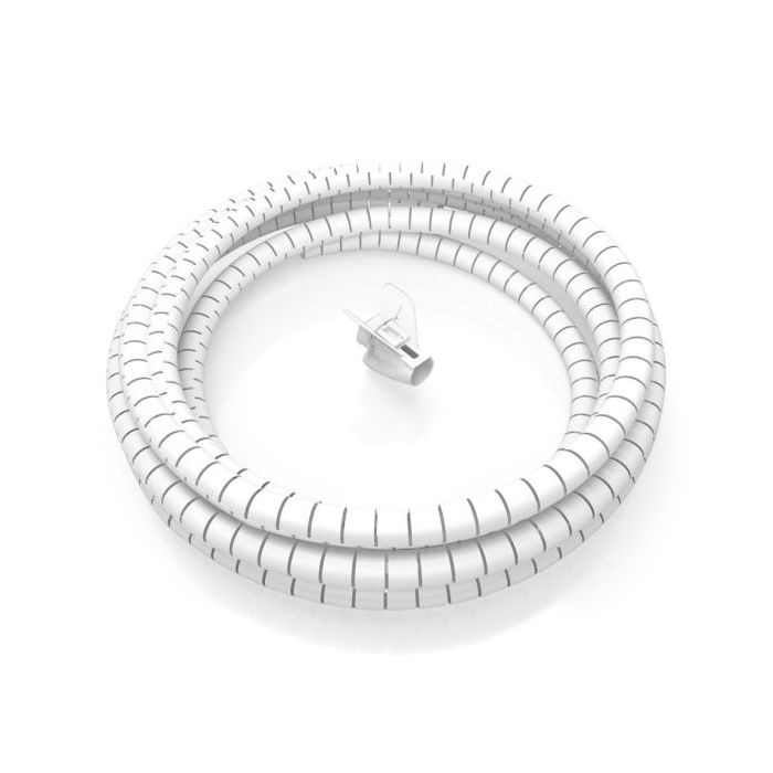 Aisens Organizador de Cable en Espiral 25mm - 1.0m - Color Blanco
